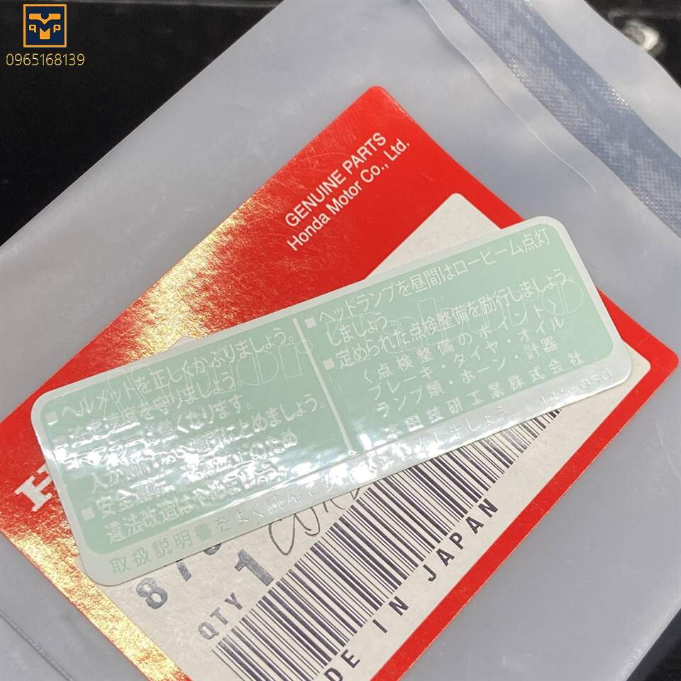 Tem thông số bình xăng CD125