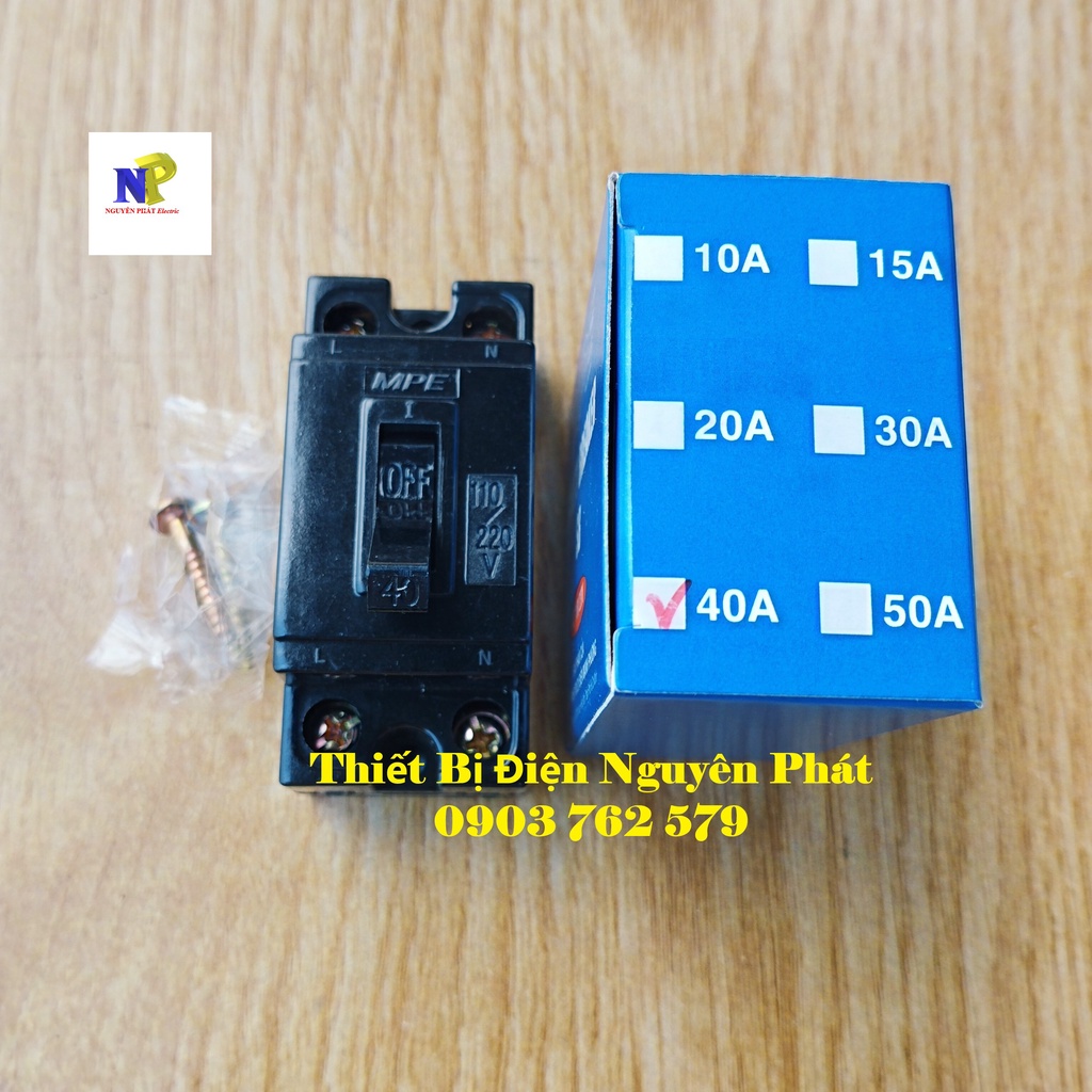 Cầu Dao An Toàn,CB Cóc Đen 10A, 15A, 20A, 30A, 40A