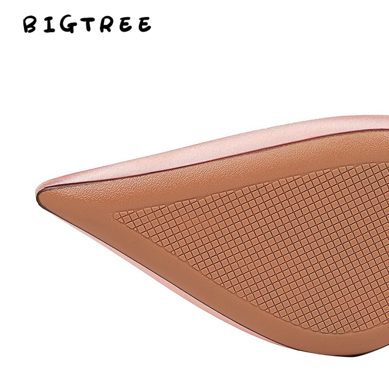 Giày cao gót BIGTREE 3391-6 10cm satin mũi nhọn phong cách Âu Mỹ thời trang quyến rũ dành cho nữ