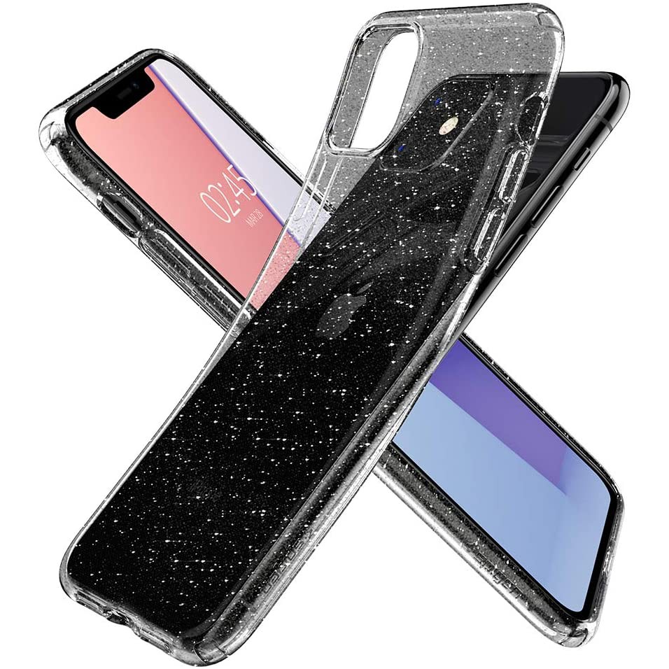 Ốp Lưng Spigen Liquid Crystal Glitter iPhone 12 / 12 Pro / 12 Pro Max / 11 - Chống Sốc Chuẩn Quân Đội Mỹ