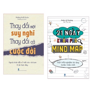 Sách: thay đổi một suy nghĩ thay đổi cả cuộc đời + 21 ngày khám phá mind map