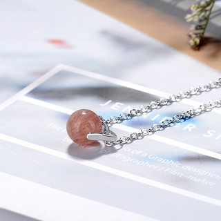 Dây chuyền chú mèo cute - (hồng dâu)