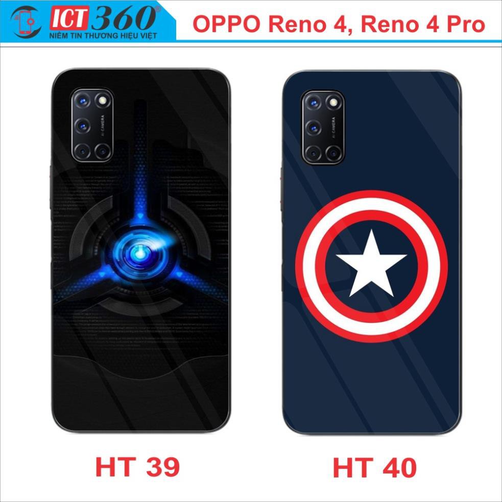 Ốp Lưng Kính OPPO Reno 4 ,Reno 4 Pro- in Theo Yêu Cầu