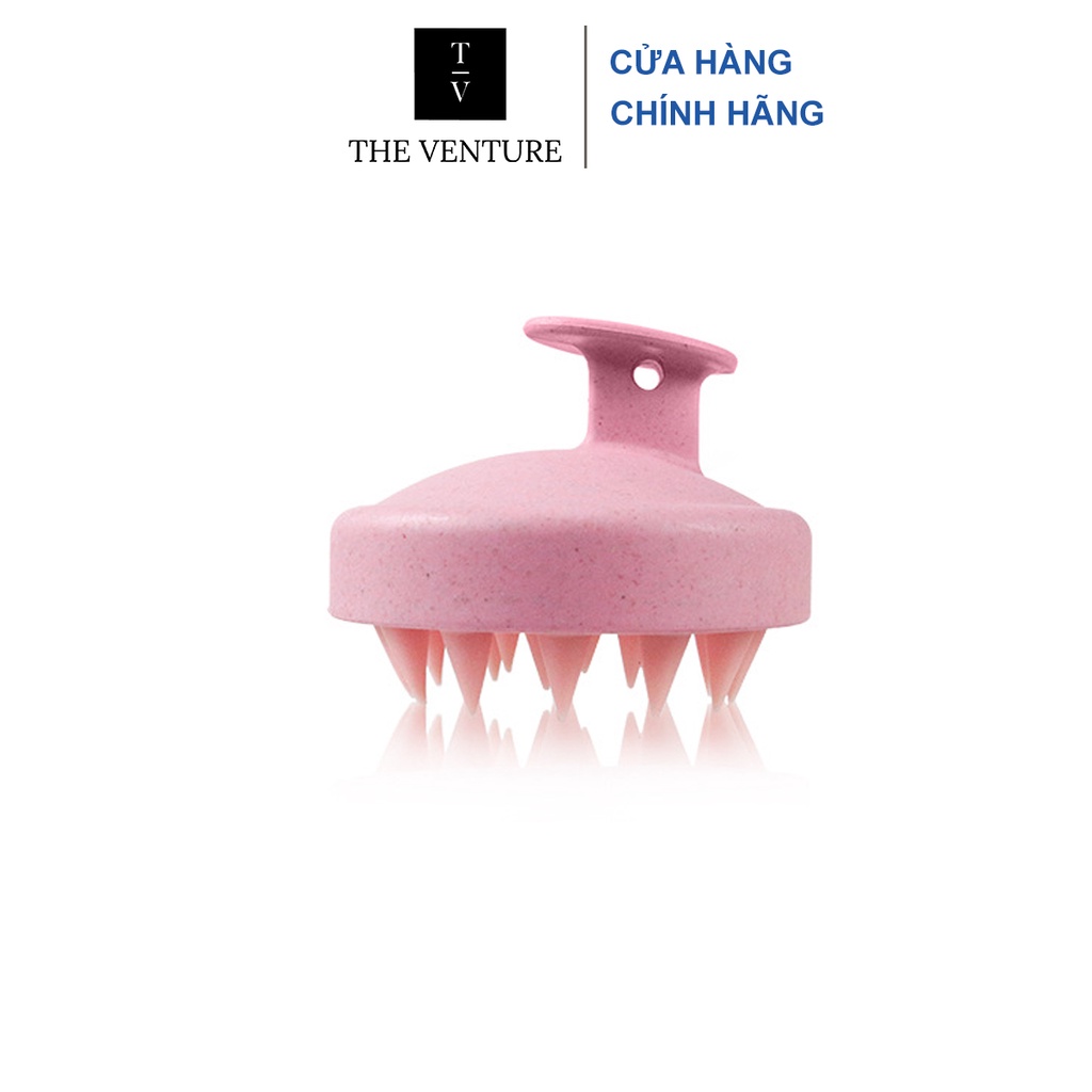 Lược Gội Đầu Silicon Massage Da Đầu Ngăn Rụng Tóc