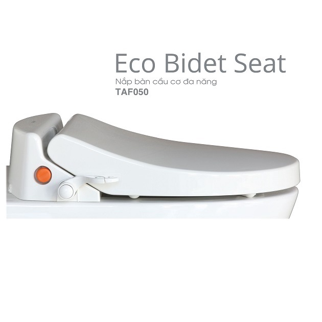 Nắp Bồn Cầu Rửa Cơ Caesar TAF050 - Bồn cầu thông minh, màu trắng, kích thước 50x60x45 cm