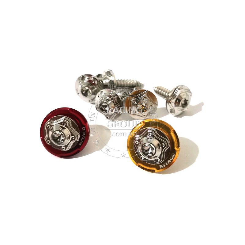 Ốc salaya 5li xoắn cho Vario, Sirius, Wave, AB, Winner, Exciter ,…gắn dàn áo inox 304 kèm lông đền Kitaco theo phân loại