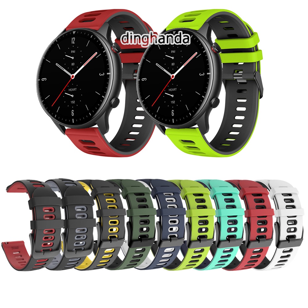 Dây đeo silicone thể thao cho đồng hồ thông minh Huami Amazfit GTR 42mm 47mm GTR2 GTR 2e GTR 3 Pro