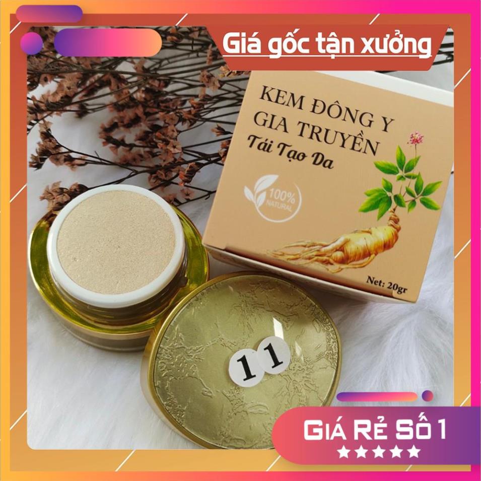 KEM ĐÔNG Y TÁI TẠO GIÚP XÓA SẠCH MỤN, THÂM, NÁM, TÀN NHANG HIỆU QUẢ HỦ 25GR