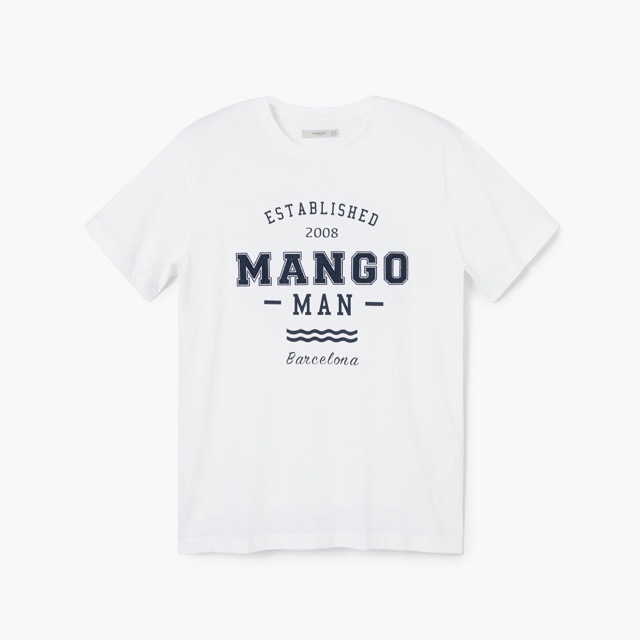 Áo Tshirt Mango - màu Trắng- size XS