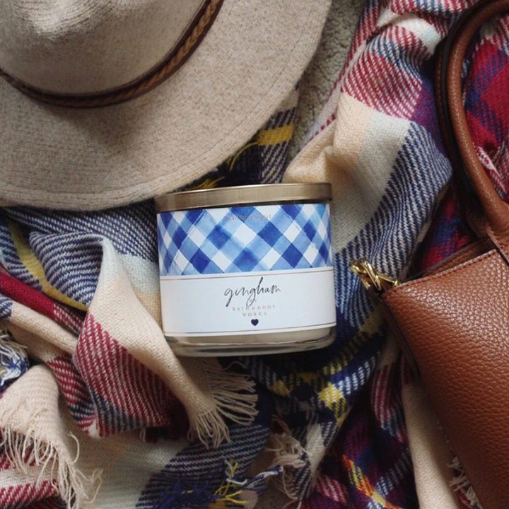 Nến thơm Bath & Body Work Gingham - Nến thơm BBW chính hãng - Hàng có sẵn