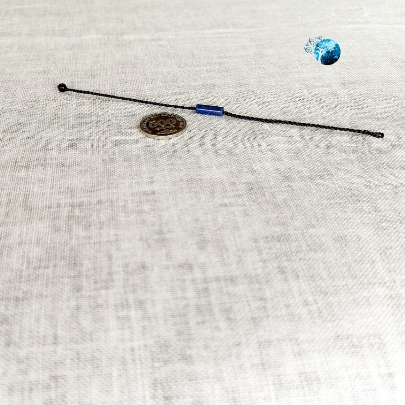 Vòng tay tết dây lu thống mini đá sodalite