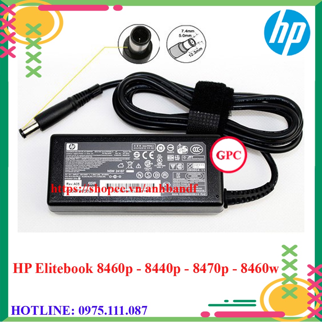 Sạc Laptop HP Elitebook 8460p - 8440p - 8470p - 8460w...cao cấp (FREE SHIP ĐƠN TỪ 50K)