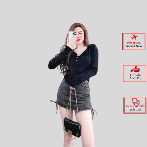 Áo thun body len tăm dài tay nữ ulzzang Hàn Quốc mùa thu đông thời trang yolo fashion