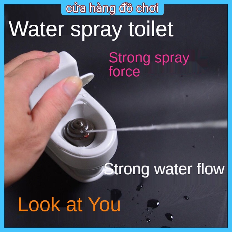 Súng Xịt Nước Hình Toilet Đồ Chơi Cho Bé