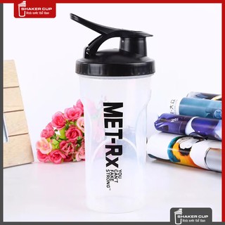 Bình nước bình lắc thể thao shake bottle Met-RX