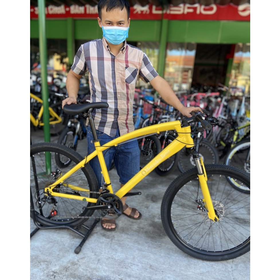 xe đạp địa hình - khung gù thể thao size bánh 26 cho người lớn