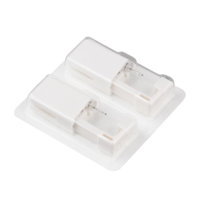 Khuyên Xỏ Tai Màu Đen Dùng Một Lần Phong Cách Punk Cá Tính Cho Nam Nữ