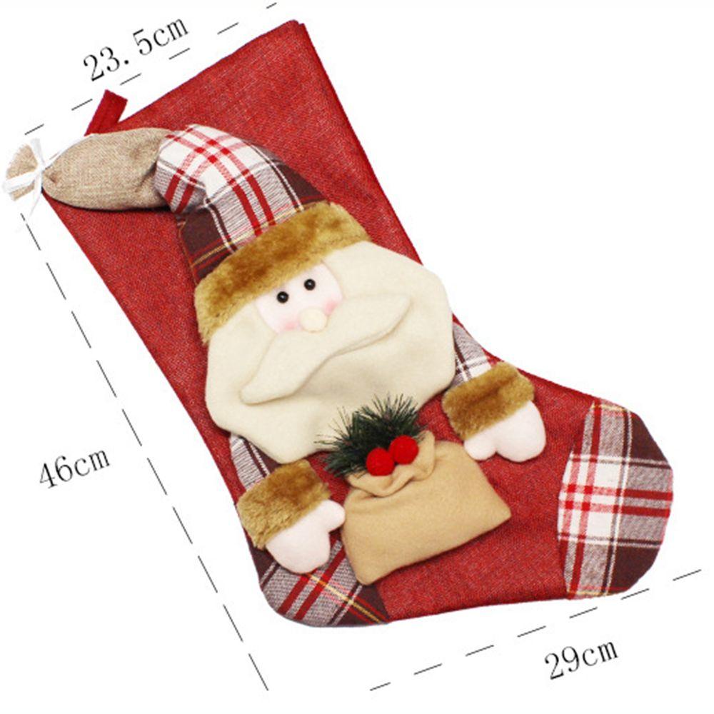 Túi Đựng Kẹo Họa Tiết Hoạt Hình Trang Trí Cây Thông Giáng Sinh Năm Mới