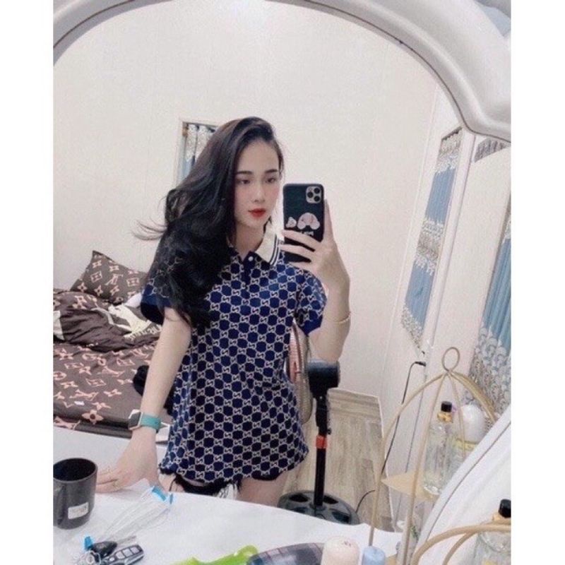 Áo polo họa tiết độc lạ dành cho cả Nam và Nữ