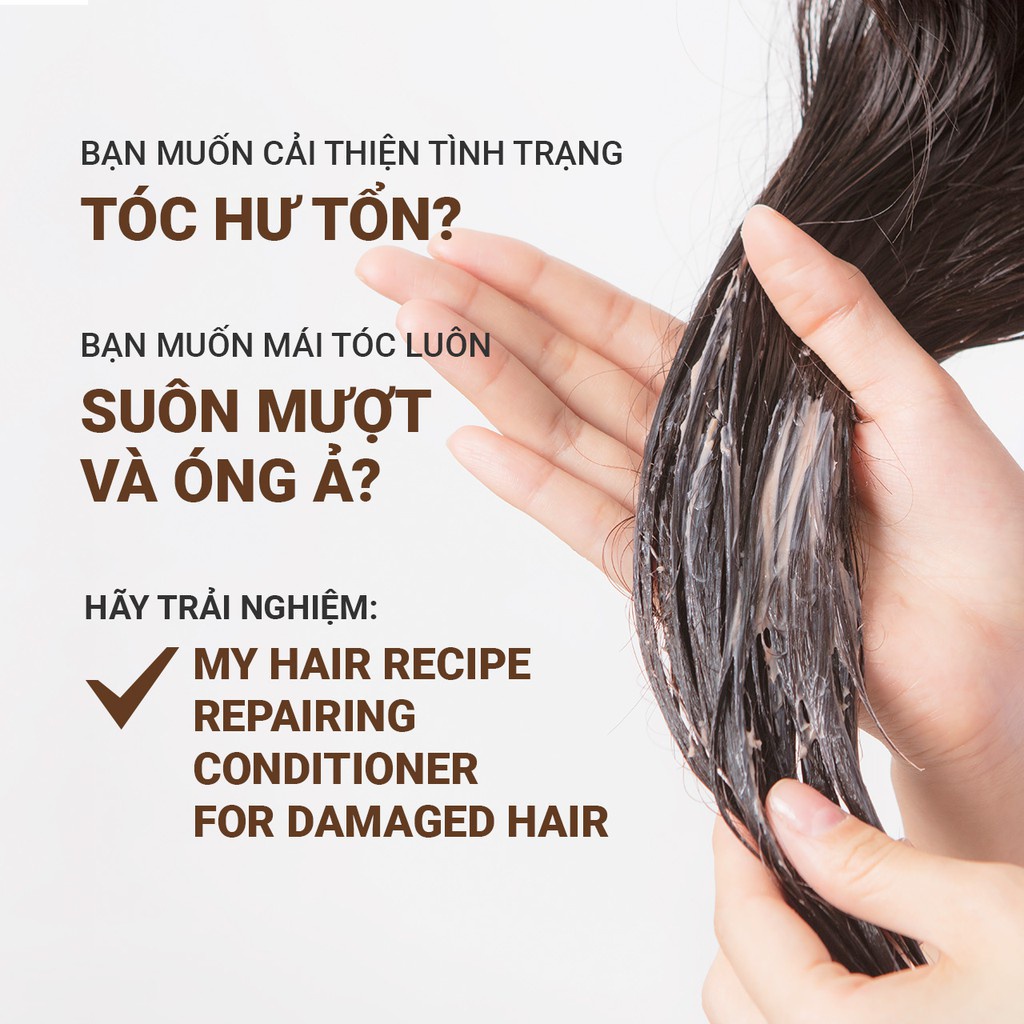 Dầu xả phục hồi hư tổn innisfree My Hair Recipe Repairing Conditioner for Damaged Hair 200ml