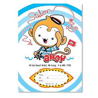 Vở ô ly Smartkids 4 ô ly Cao cấp - Chống lóa