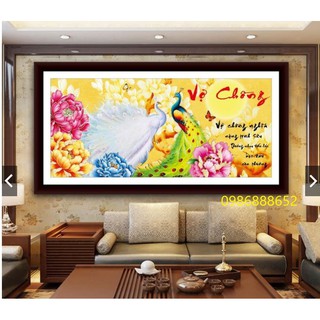 Tranh đá cao cấp ABC ( giá sỉ) vợ chồng VS055 - 103 x 50 cm