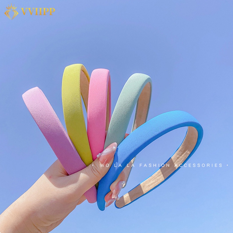 Cài Tóc Mút Xốp Dày Dặn Nhiều Màu Sắc Phong Cách Hàn Quốc Cho Nữ