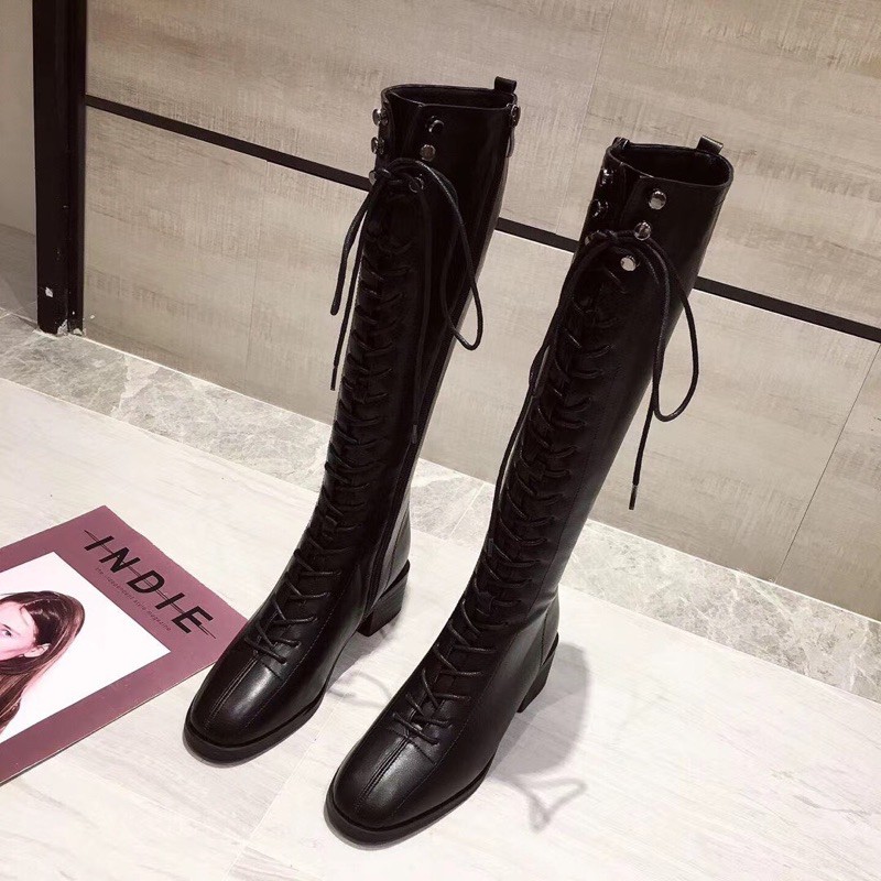 Bốt đùi cột dây