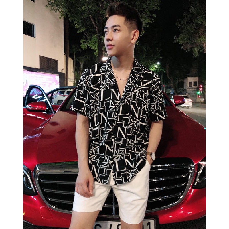 Sơ mi nam cộc tay hoạ tiết (FreeShip XTRA) chất lụa mềm mịn,sang trọng ,lịch lãm | BigBuy360 - bigbuy360.vn