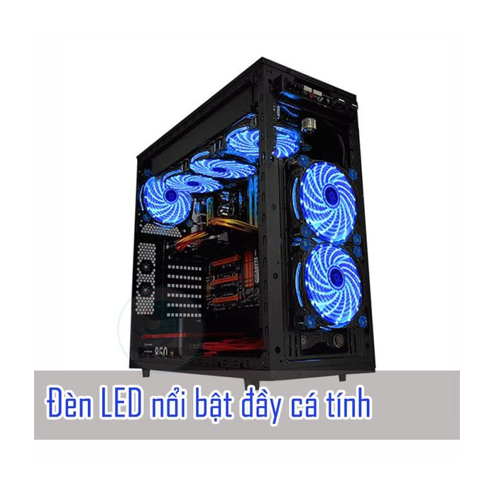 Quạt tản nhiệt CF001 có đèn LED 12V cho PC