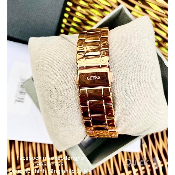 ĐỒNG HỒ NỮ GUESS SEXY BACK ROSE GOLD/GOLD