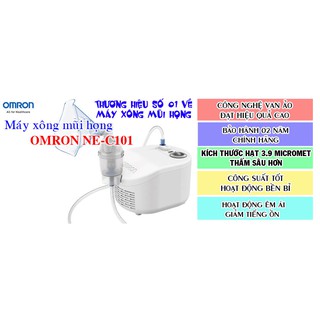 Máy Xông Mũi Họng OMRON NE-C101 [NHẬT BẢN, BẢO HÀNH 02 NĂM]