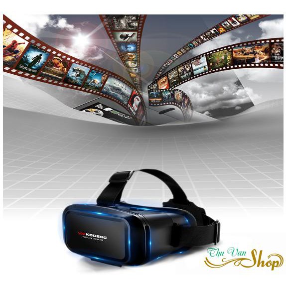 Cửa hàng bán kính thực tế ảo, chơi game kính thực tế ảo - Kính thực tế ảo VR KODENG K2 cao cấp, Xem phim 3D