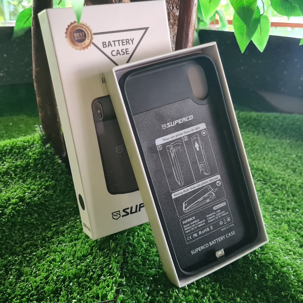 Ốp lưng kiêm sạc dự phòng cho iPhone 6/6+/7/7+/8/8+/se2/X/XS/XS Max.