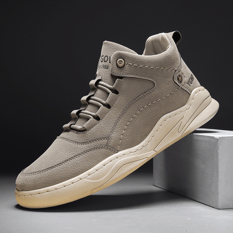 + ⚡FULL BOX + ViDeo thật⚡ Giày Thể Thao Nam - Phong Cách Cực Ngầu -Da Nâu