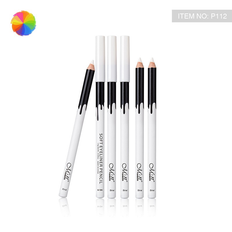 White Waterline Eyeliner Pencil Waterproof Highlighter Eyeliner Matte Shadow Kit MM