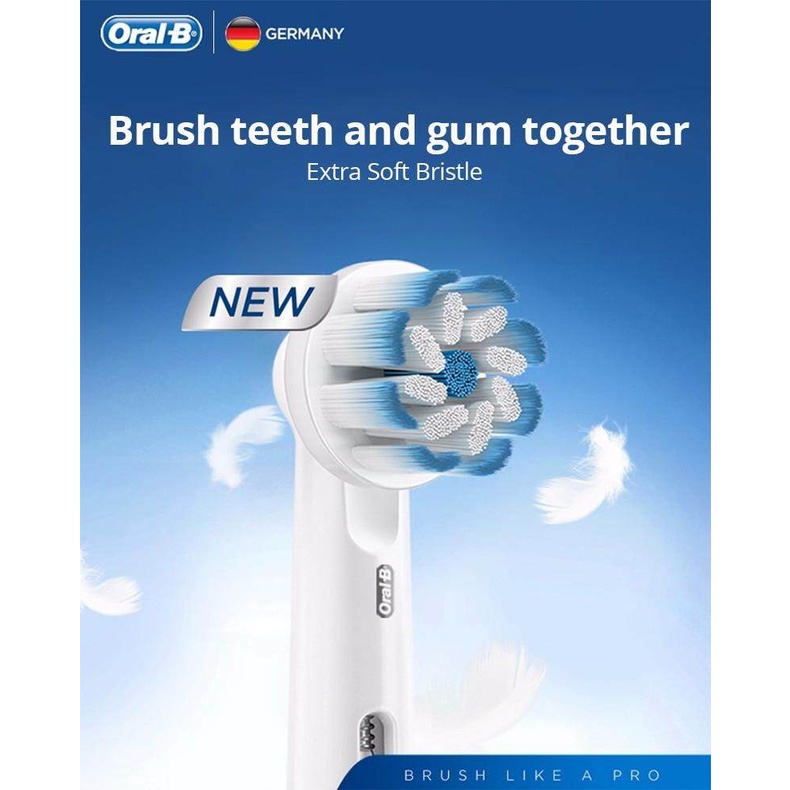 Set đầu bàn chải đánh răng điện ORAL-B EB60 thay thế siêu mềm mại tiện lợi