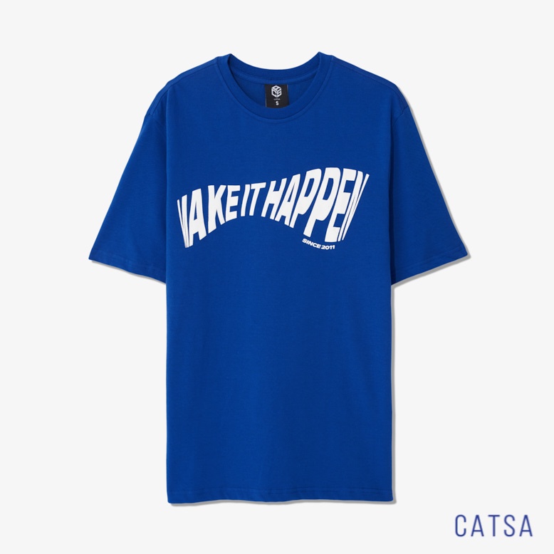 Áo thun cổ tròn Oversize in chữ, chất liệu thun Cotton cao cấp, co giãn, thấm hút mồ hôi CATSA ATN283 - 314-315