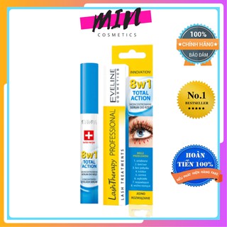Tinh chất dưỡng mi Huyết Thanh Dưỡng Mi Eveline 8In1 Total Action 10ml