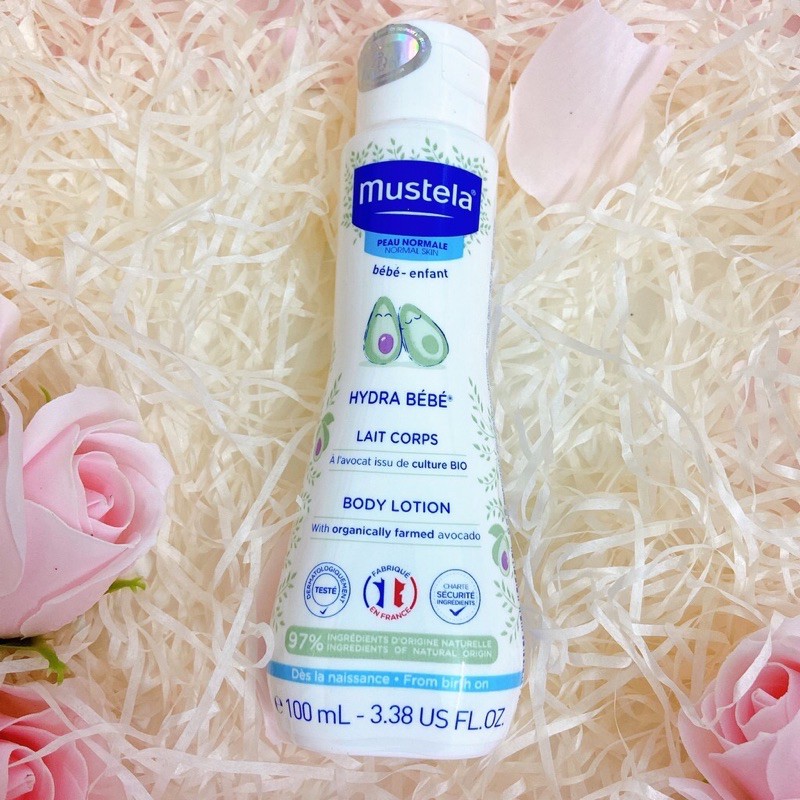 Sữa Dưỡng Ẩm Toàn Thân Cho Bé Mustela Hydra Bebe Body Lotion 100ml