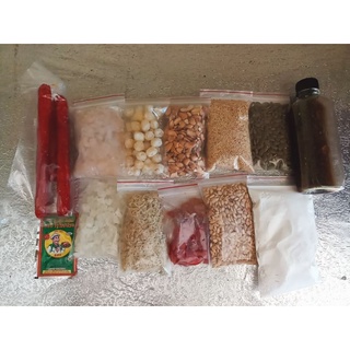Sét nhân thập cẩm cho ra 1kg thành phẩm
