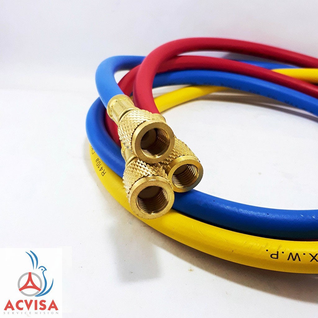 Bộ 3 Dây Nạp Gas VALUE Model R410 VRP-U-R/Y/B