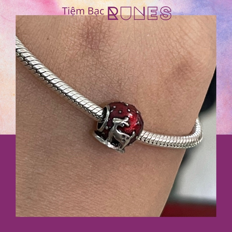 charm bạc 925 HÌNH CON TUẦN LỘC VINTAGE .