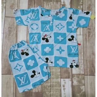 Combo 10 đồ bộ tole(lanh) bé trai size 1(4-6 kí)