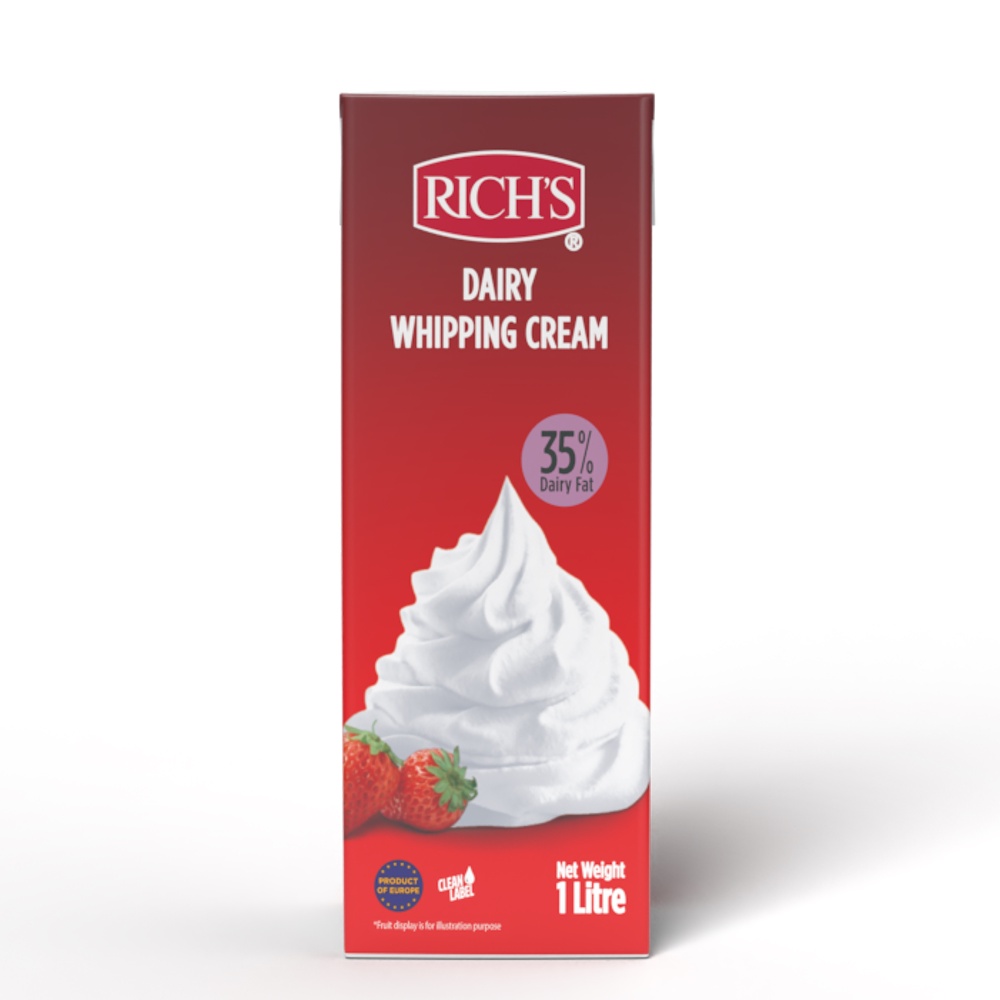Whipping Cream - Kem Trang Trí Rich's 35% Chất Béo Từ Sữa 1kg