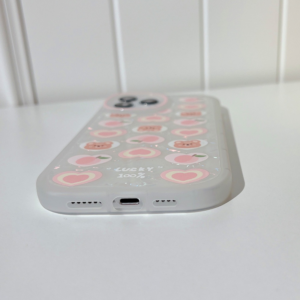 Ốp Điện Thoại TPU Mềm Chống Sốc Hình Gấu Hoạt Hình Có Dây Đeo Cho iPhone 11 12 13 Pro max mini XS max xr 7 8 se2020 plus