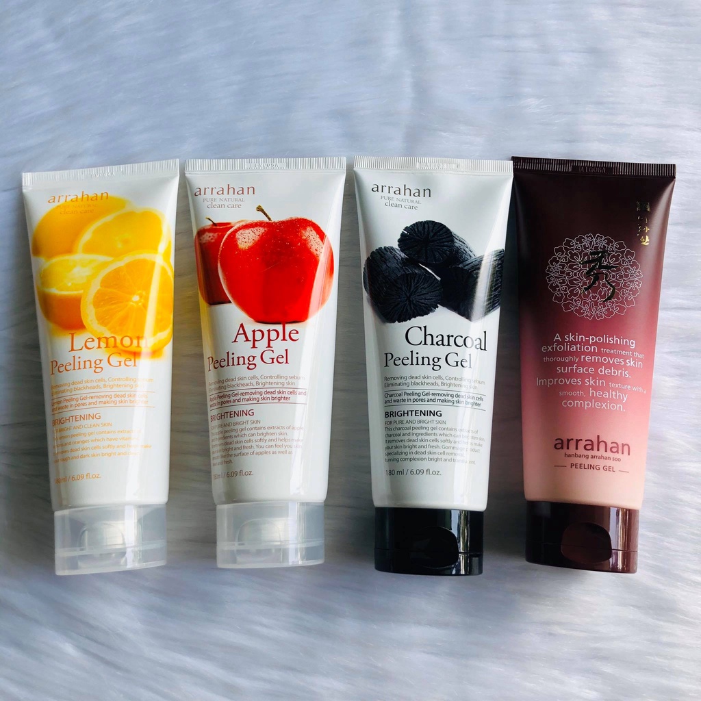 Tẩy tế bào chết 💖FREESHIP💖 Tẩy da chết Hoa quả Arrahan sạch da 3 tác dụng 180ml