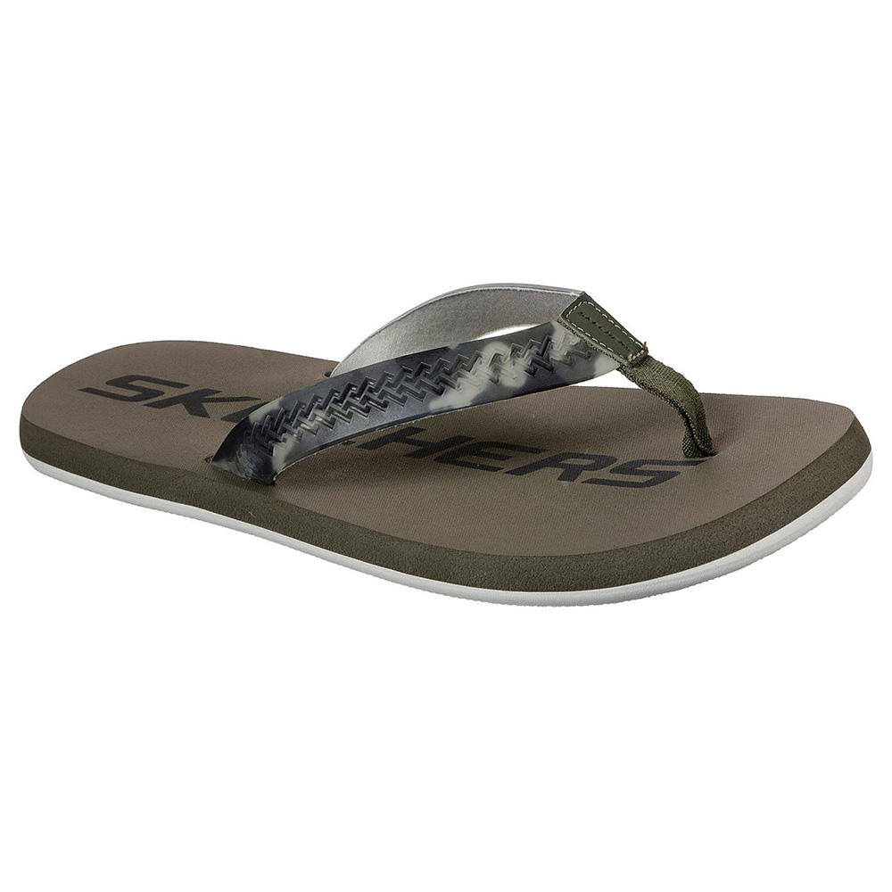 Skechers Dép Nam Camo Stretch Upper Thong - 8790062-OLMT