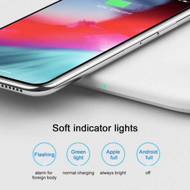 Đế sạc nhanh không dây 2 trong 1 Baseus Dual Smart Wireless Charging Pillow dùng cho Smartphone và Apple Watch (10W, Wir