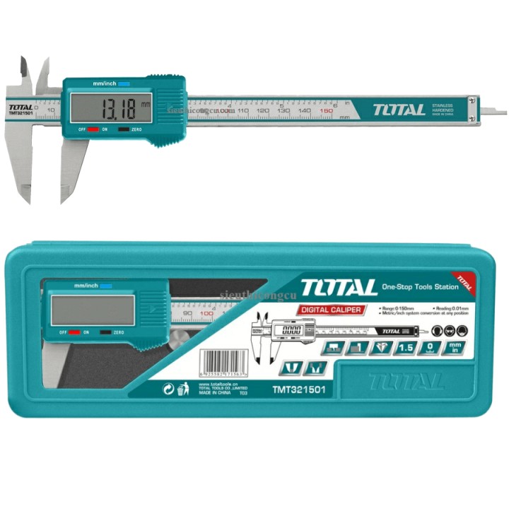 200mm Thước cặp điện tử Total TMT322006